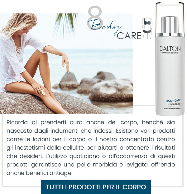 La routine skincare Dalton: Body Care