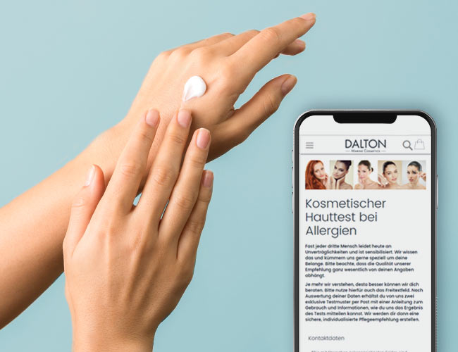 Kosmetischer Hauttest bei Allergien Kosmetischer Hauttest bei Allergien