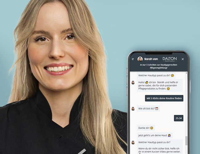 Beauty Bot In nur 5 Schritten zur hauttypgerechten Pflegeempfehlung