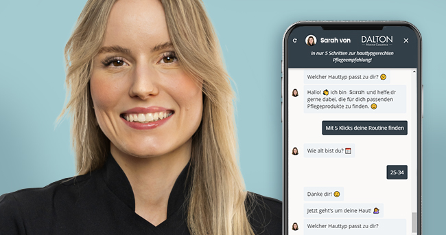 Beauty Bot In nur 5 Schritten zur hauttypgerechten Pflegeempfehlung!