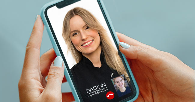 Individuelle Videoberatung mit DALTON Fachkosmetikerin