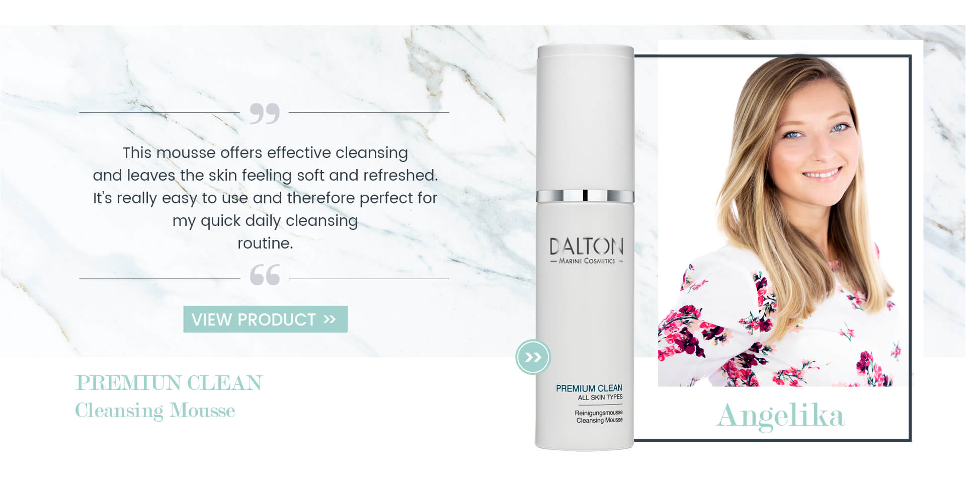 Premium Cleansing Mousse with sea foam