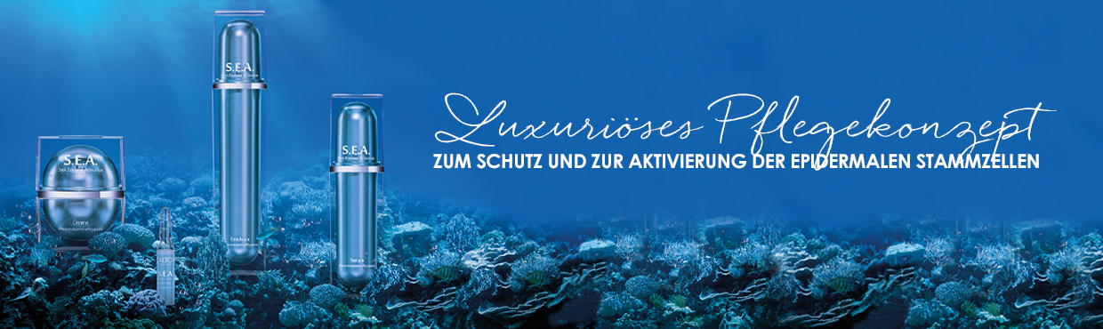 Luxuriöse S.E.A. Anti-Aging Pflegelinie Die Linienübersicht der luxuriösen S.E.A. Anti-Aging Pflegelinie