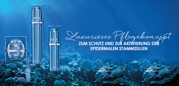 Luxuriöse S.E.A. Anti-Aging Pflegelinie Die Linienübersicht der luxuriösen S.E.A. Anti-Aging Pflegelinie