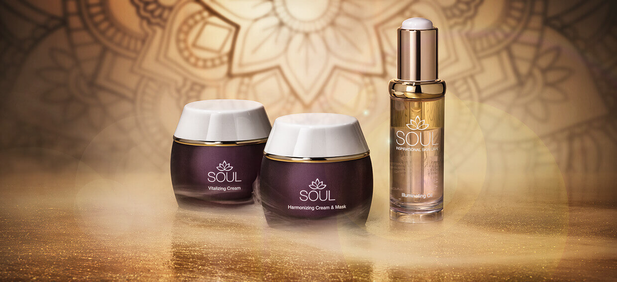 SOUL collection Skincare products for mature skin & dry skin during menopause