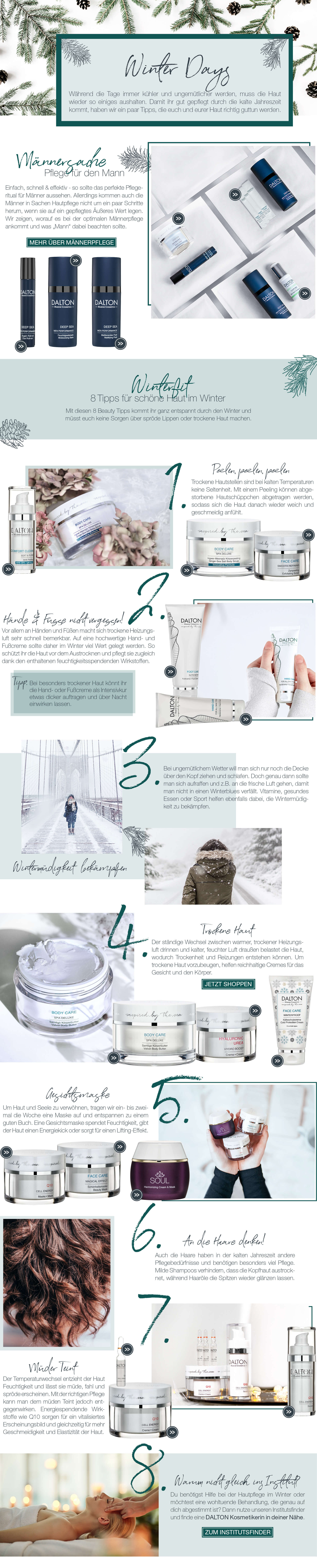 Themenwelt Winter Days Tipps für schöne Haut im Winter