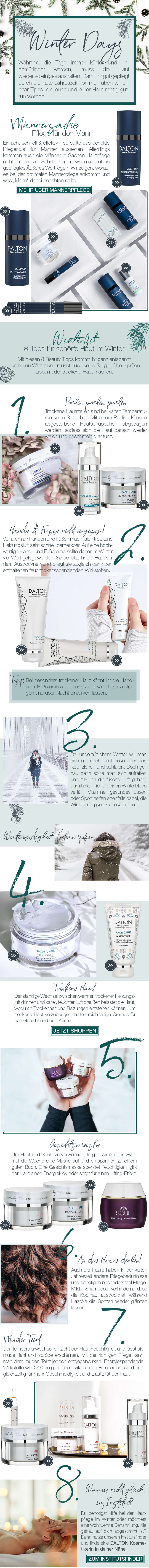 Themenwelt Winter Days Tipps für schöne Haut im Winter