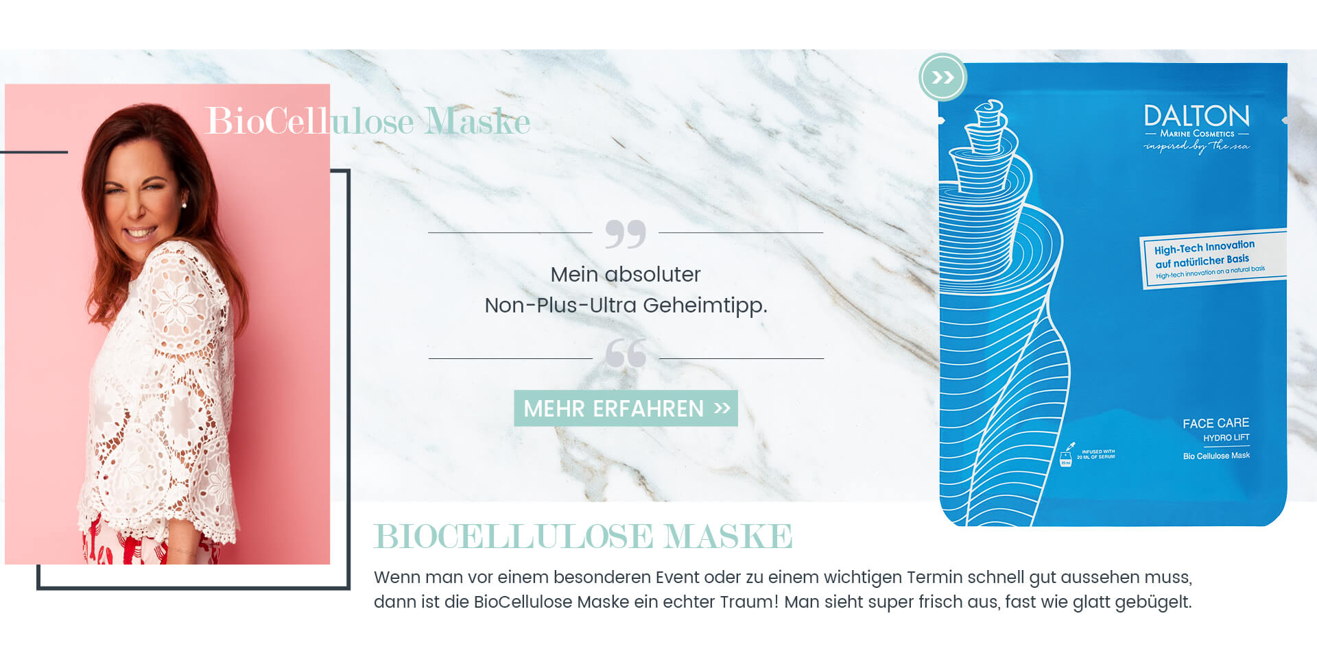 Anti-Aging Bio Cellulose Tuchmaske