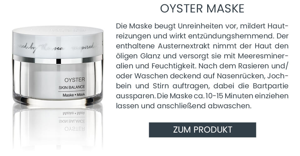 Oyster mattierende Maske für Mischhaut