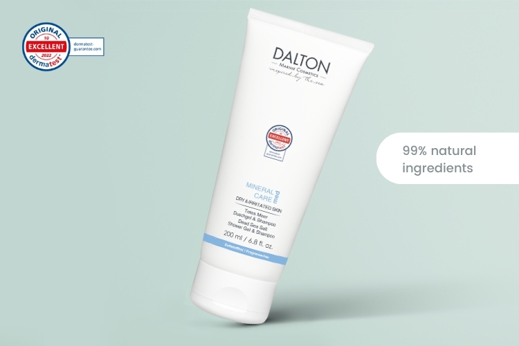 Mild shower gel and shampoo for flaky scalp