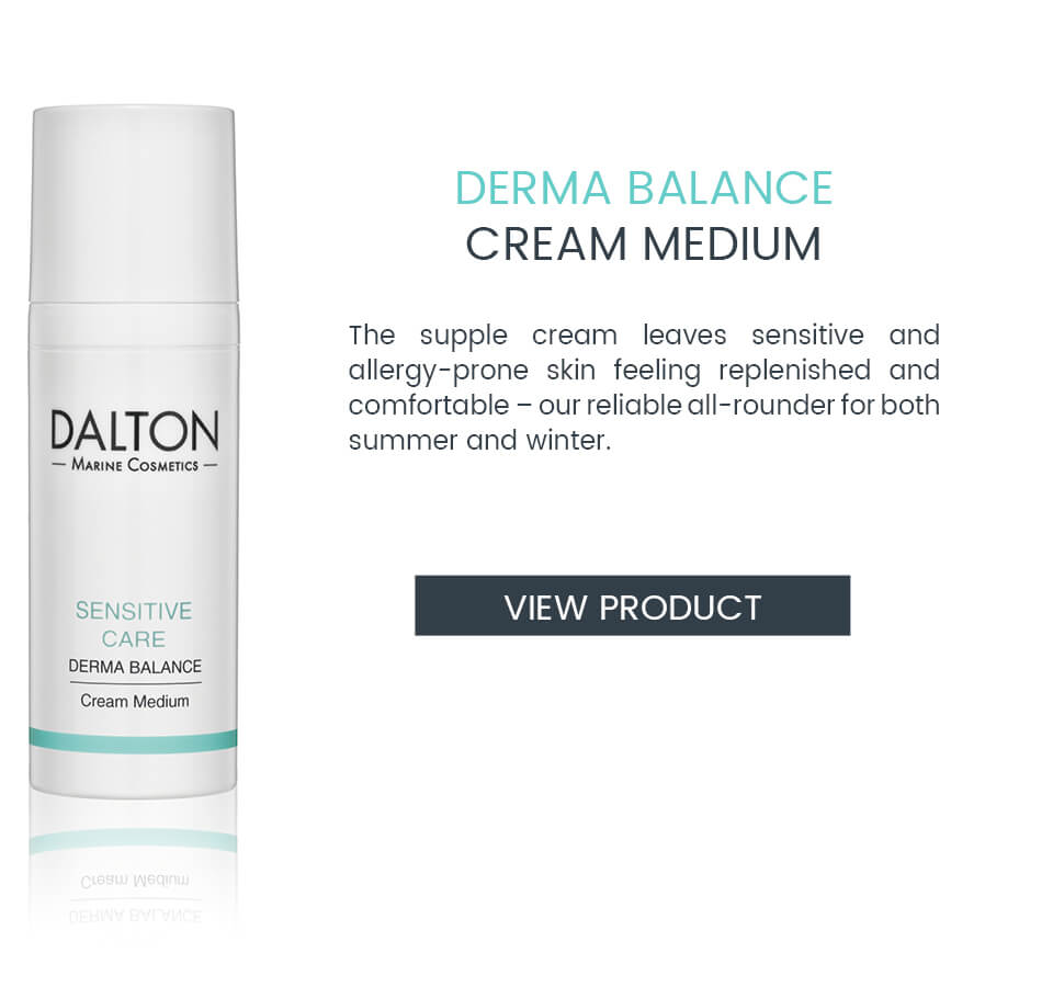 Face cream to replenish sensitive skin