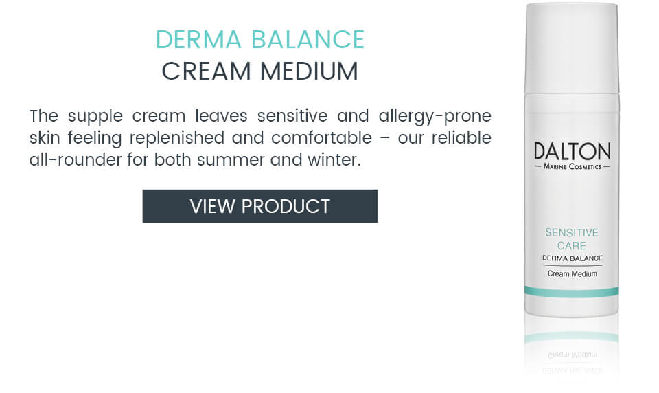 Face cream to replenish sensitive skin