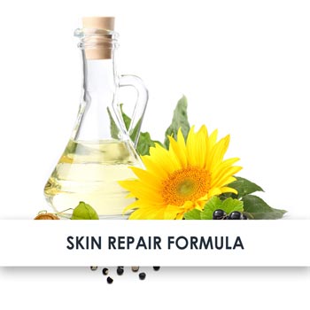 Gentle ingredients for sensitive skin