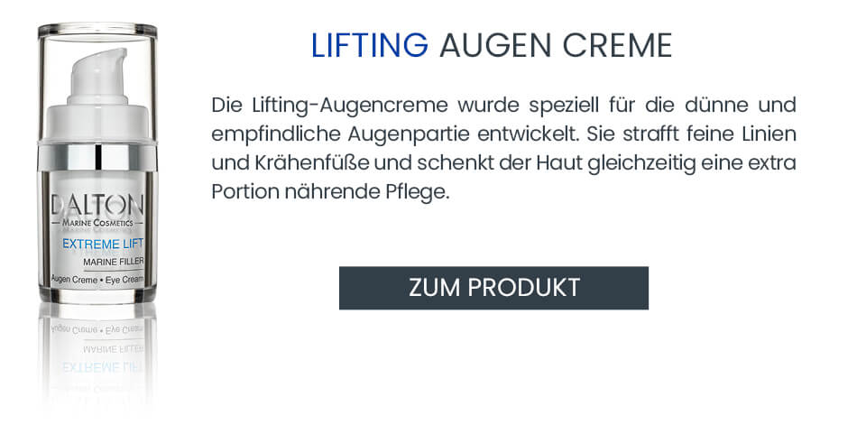 Zur glättenden Augen Falten Pflege