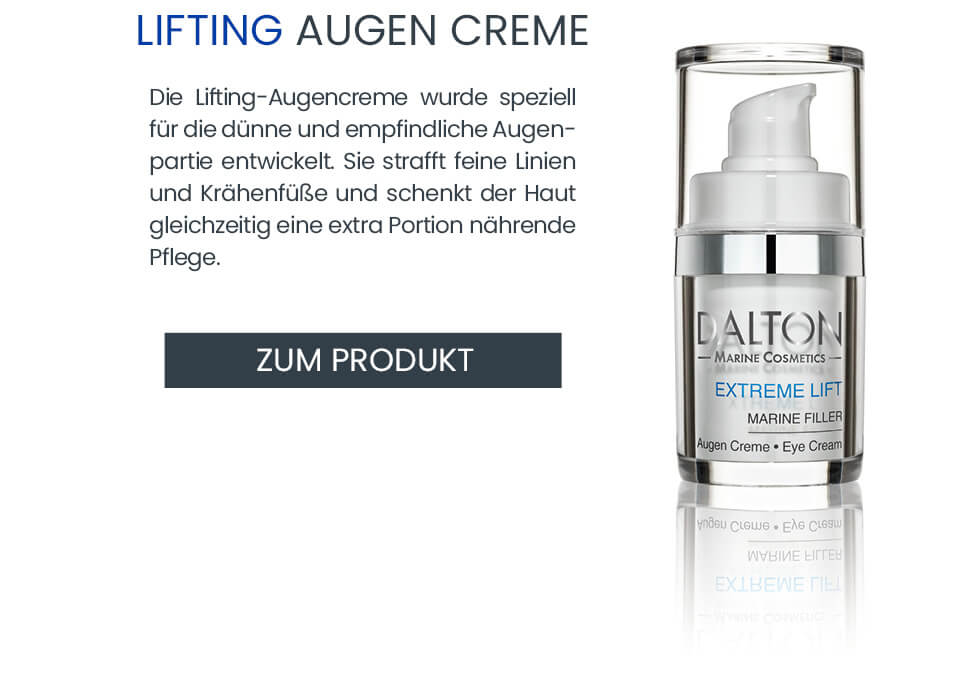 Zur glättenden Augen Falten Pflege