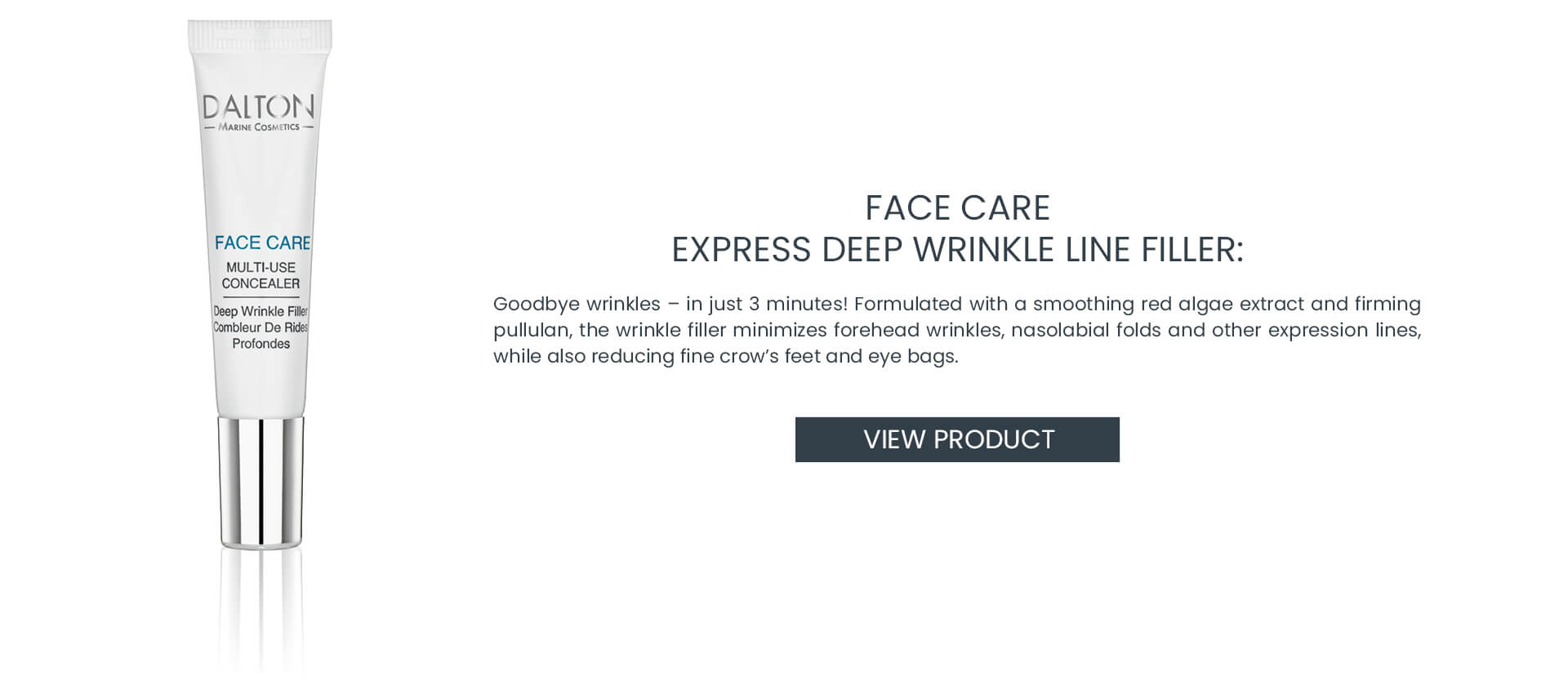 Quick 3 minute wrinkle filler