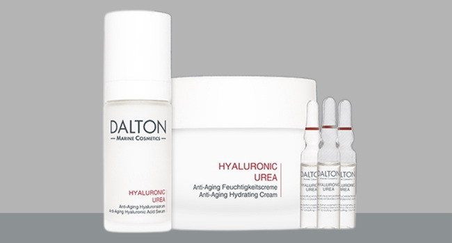 Hyaluronic acid and urea for skin hydration