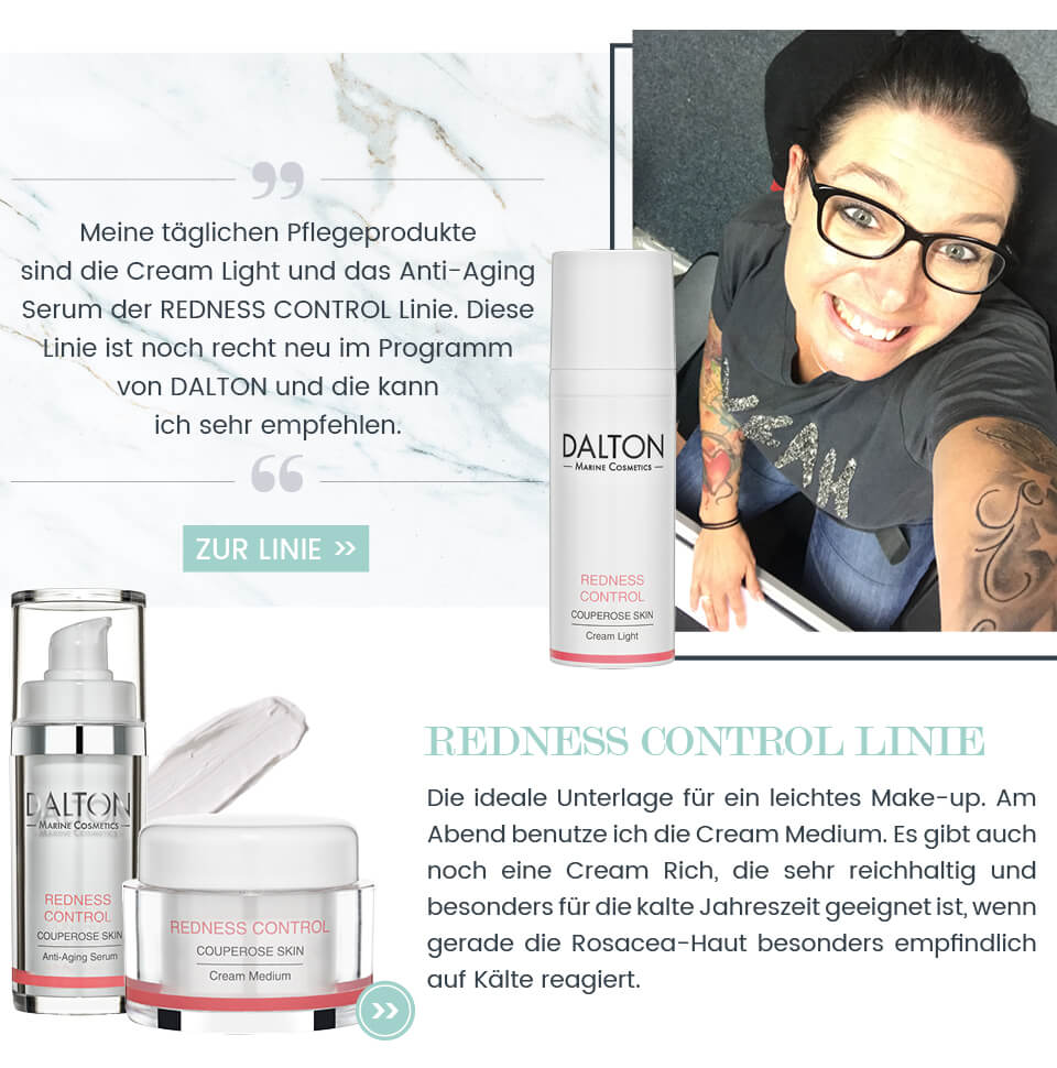 Redness Control Couperose Pflegelinie von kleine.fressraupe