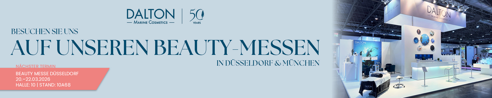 Besuchen Sie uns auf unseren Beauty-Messen