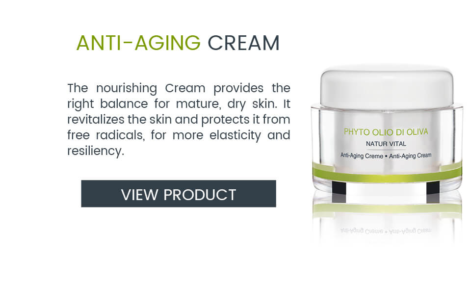 Vegetarian Anti-Aging Cream with olive oil