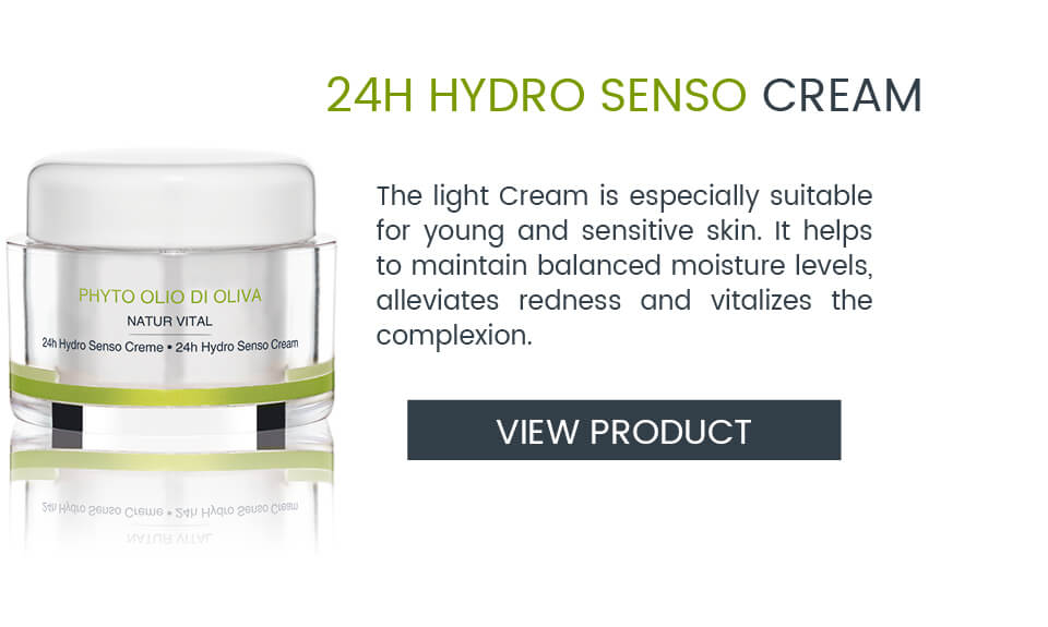 Vegetarian face cream with olive oil