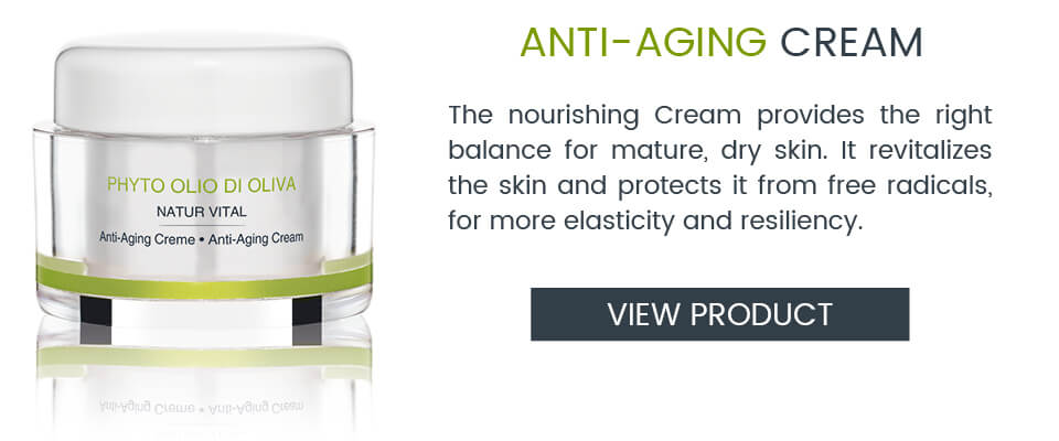 Vegetarian Anti-Aging Cream with olive oil