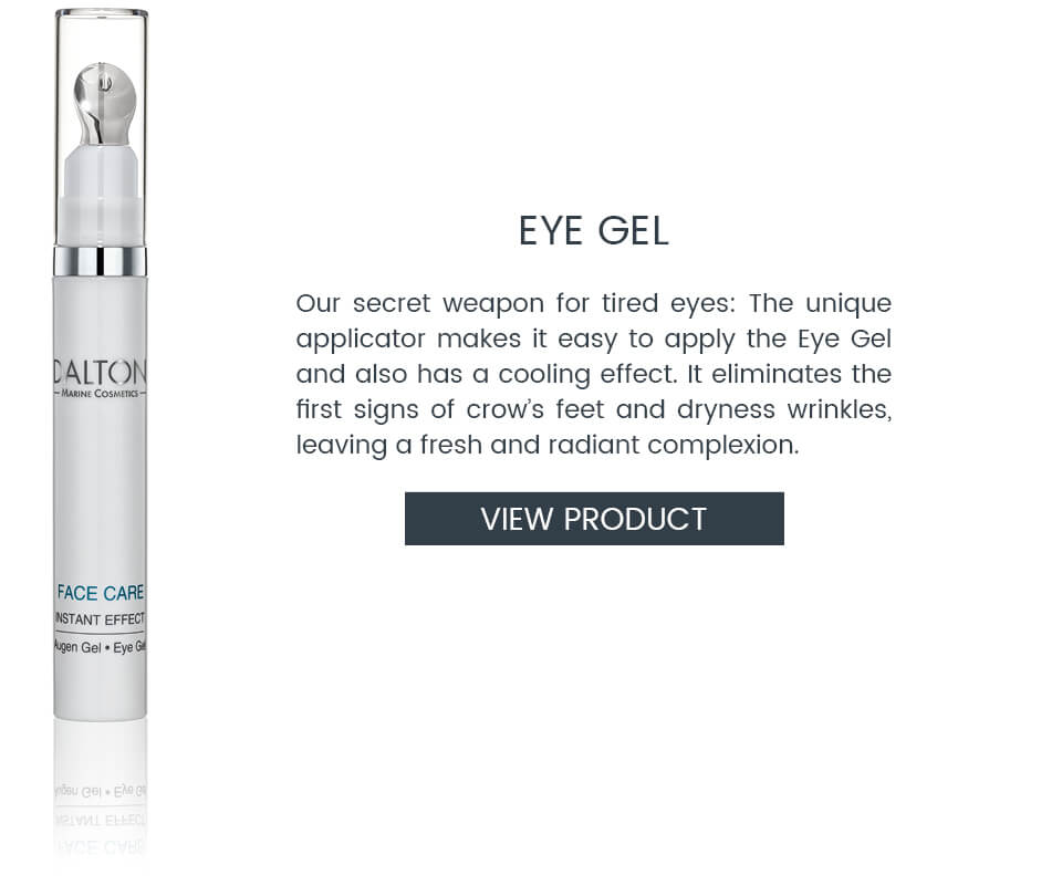Cooling eye gel to treat crow’s feet and dryness wrinkles