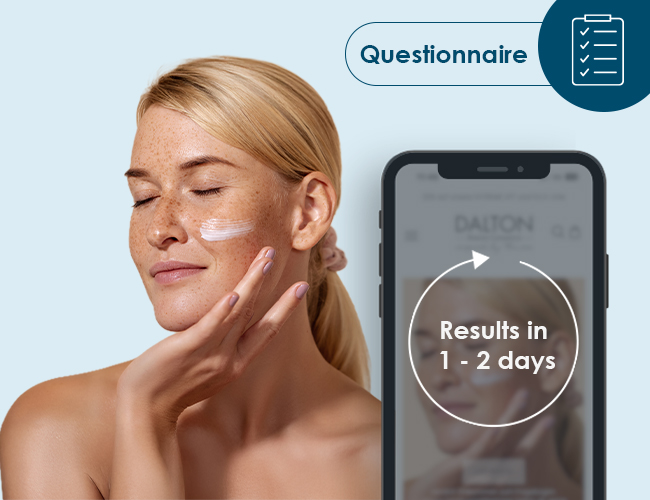 Complete the questionnaire for a personal skincare recommendation