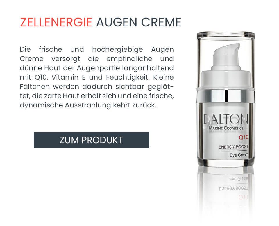 Nährende Q10 Anti-Aging Augencreme für trockene Haut