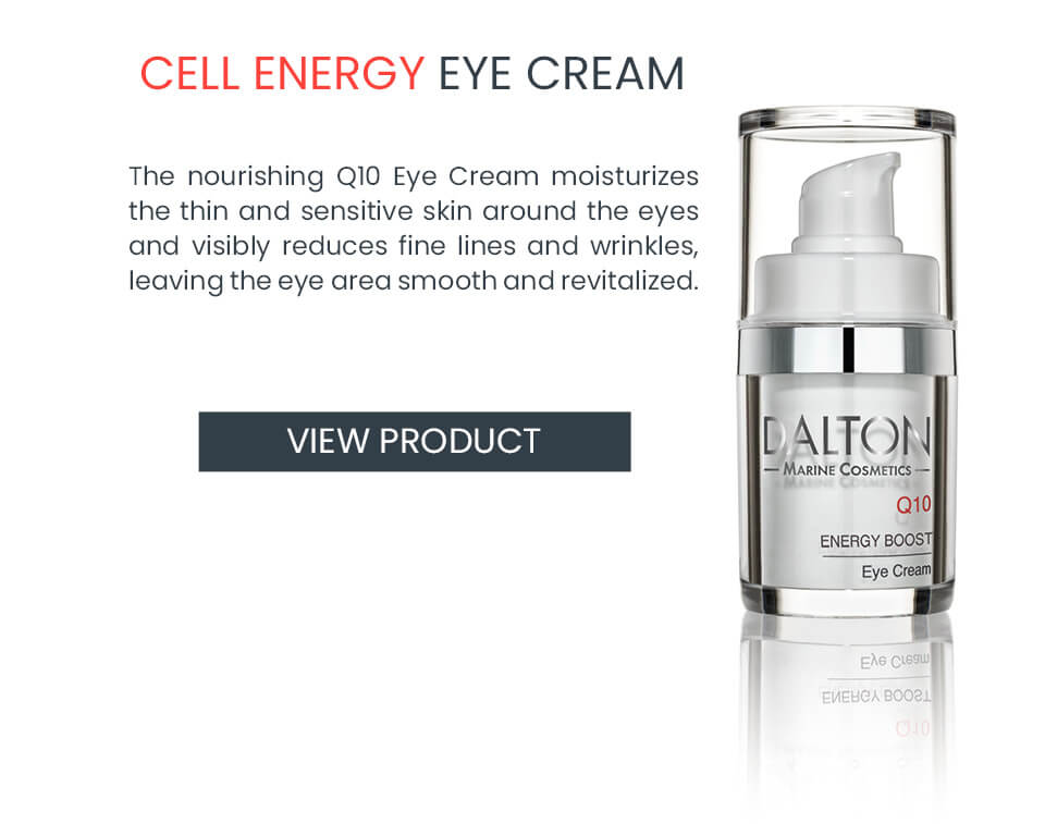 Nourishing Q10 anti-aging eye cream for dry skin
