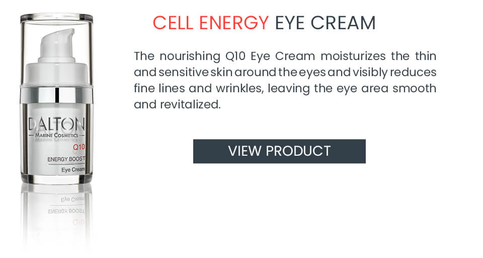 Nourishing Q10 anti-aging eye cream for dry skin