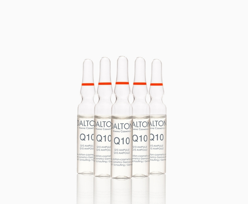Anti-aging ampoules with coenzyme Q10