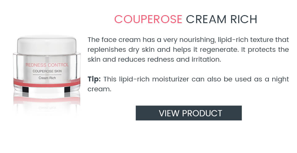 Nourishing couperose skin treatment