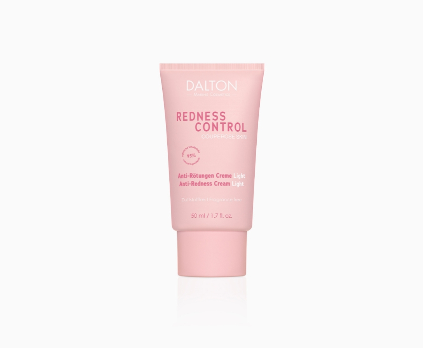 Light cream for skin redness on the face