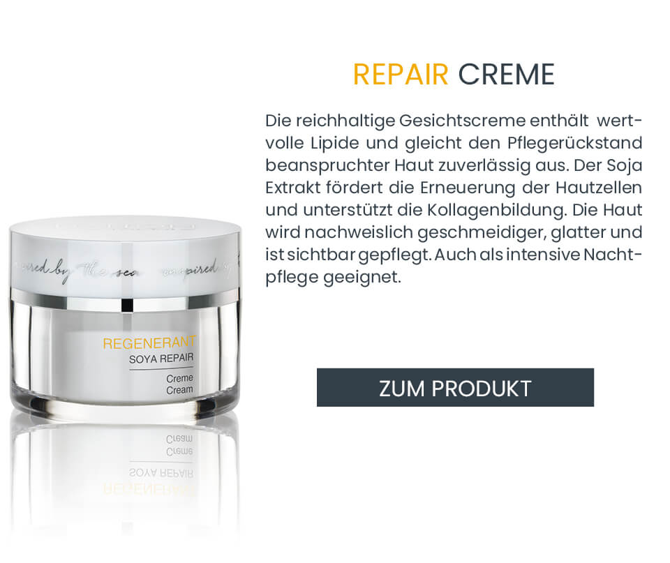 Zur REPAIR Gesichtscreme Zur regenerierenden Gesichtscreme mit Sojabohnen Extrakt