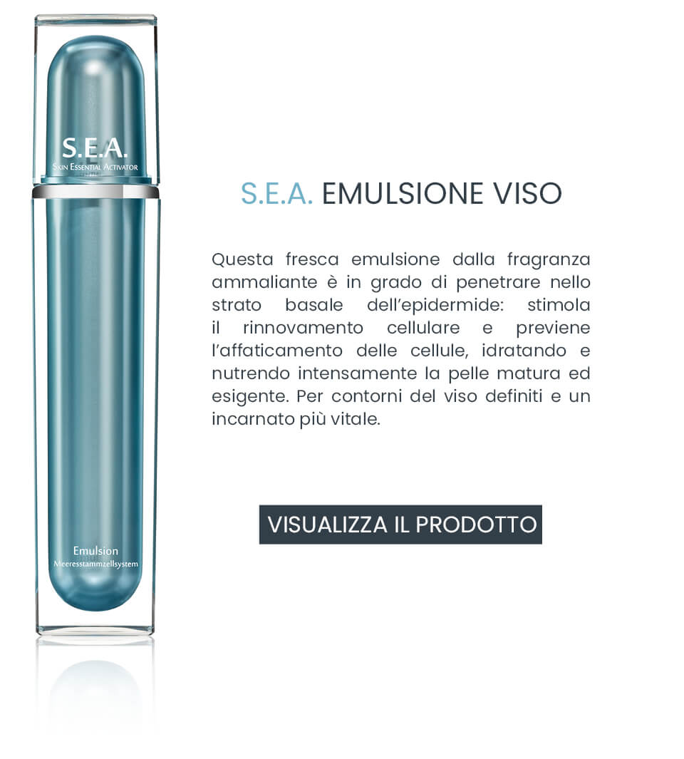 Crema leggera antiage per proteggere le cellule staminali S.E.A. Emulsione