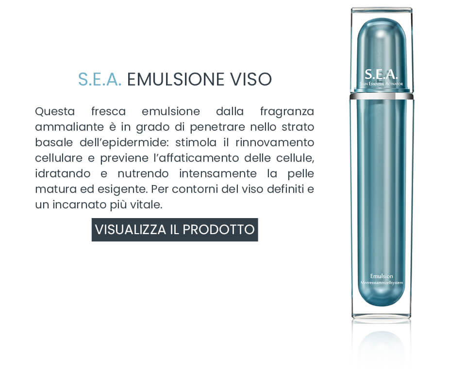 Crema leggera antiage per proteggere le cellule staminali S.E.A. Emulsione