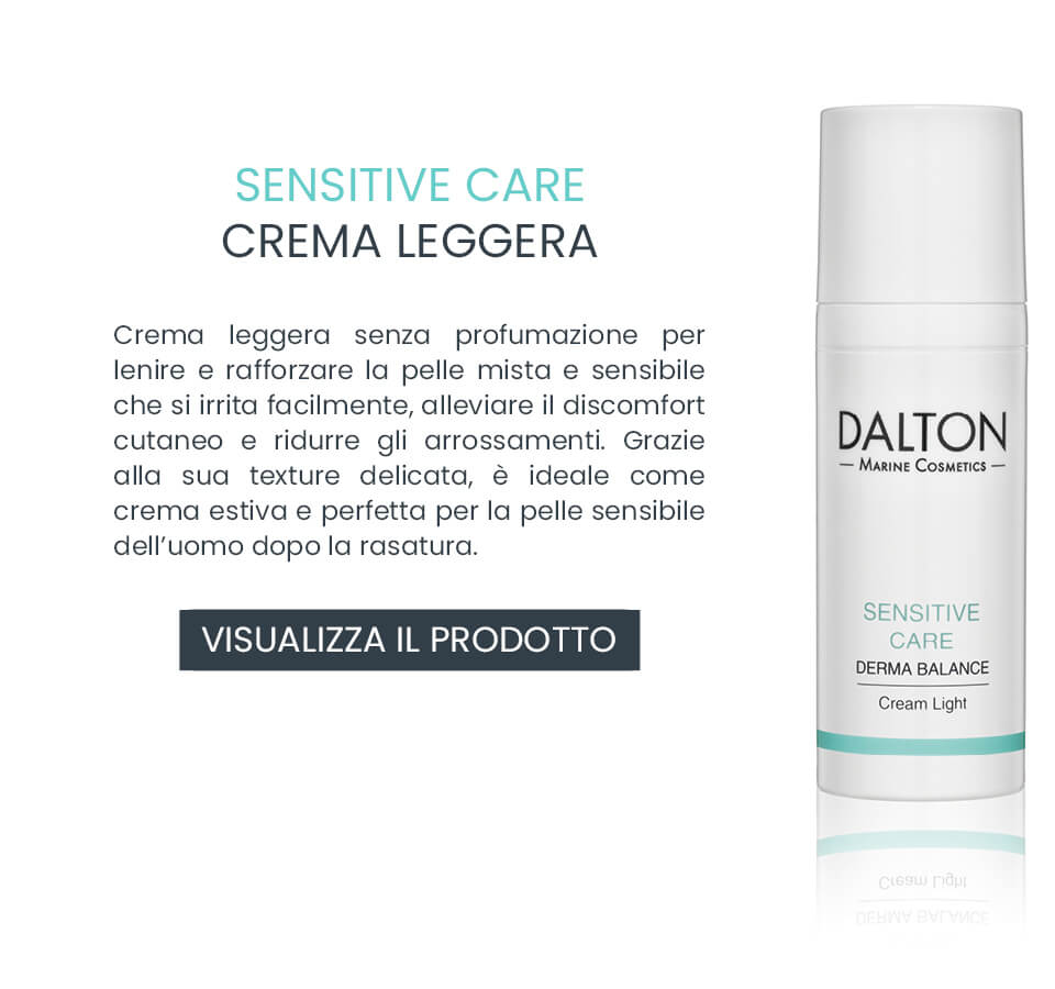 Crema leggera per la pelle sensibile
