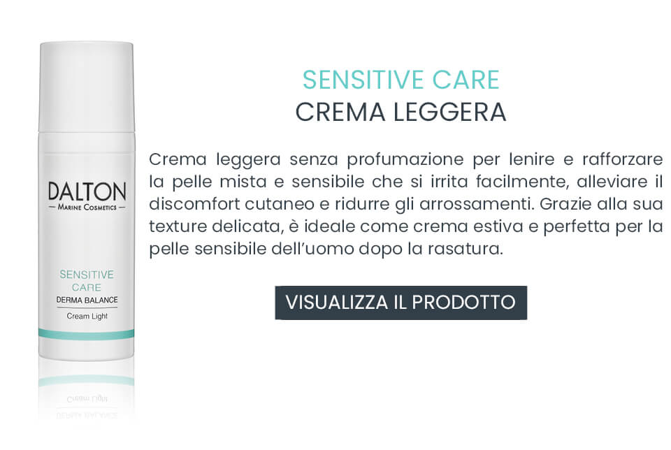 Crema leggera per la pelle sensibile