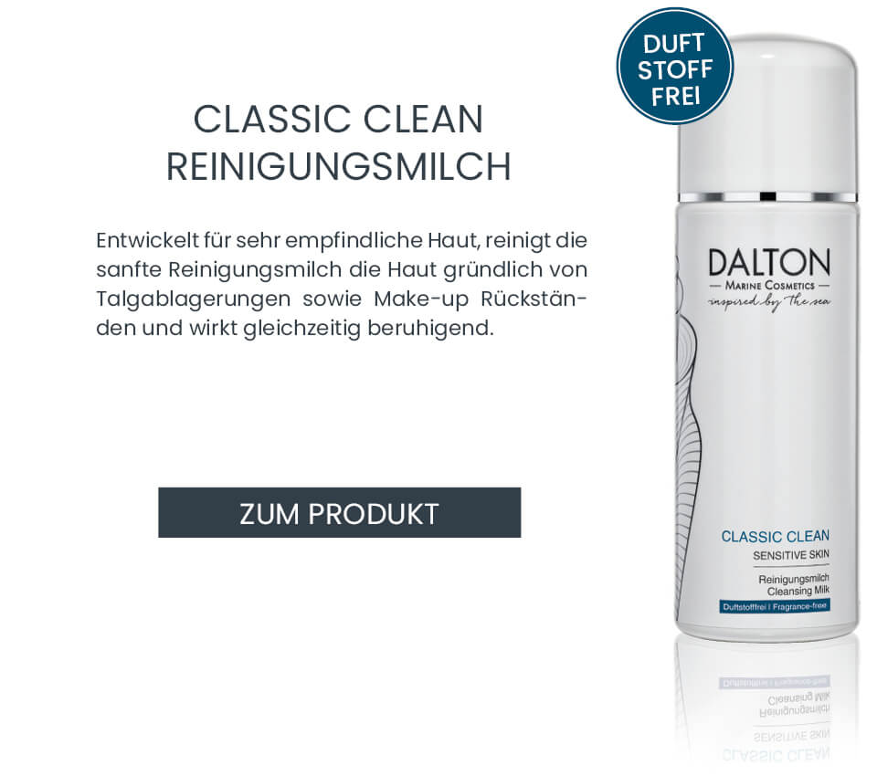 Zur sanften Reinigungsmilch für die empfindliche Haut