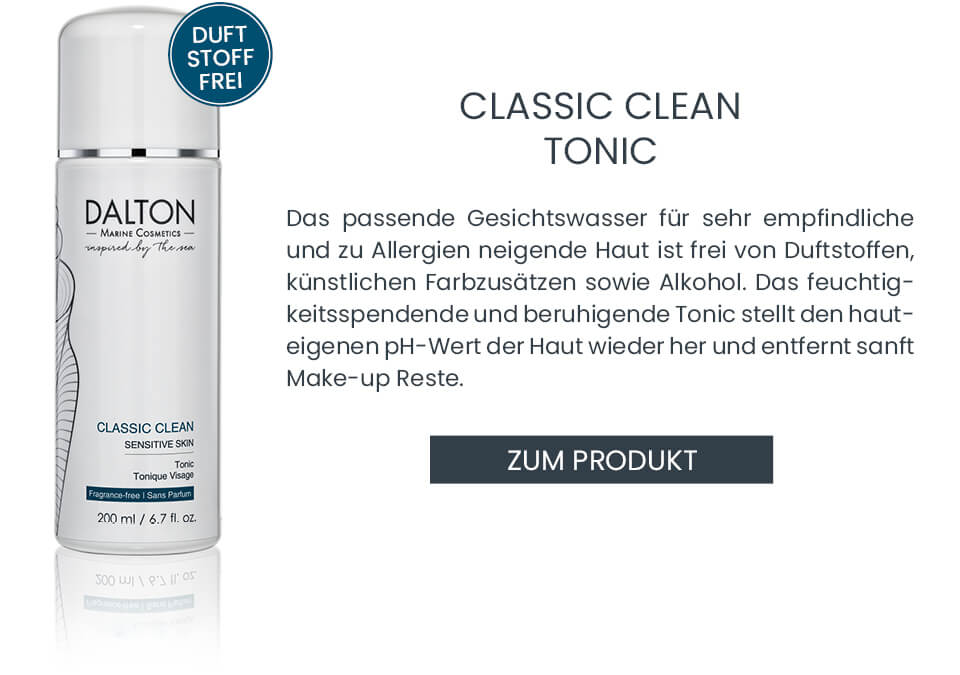 Zum reinigenden Gesichtswasser für die empfindliche Haut