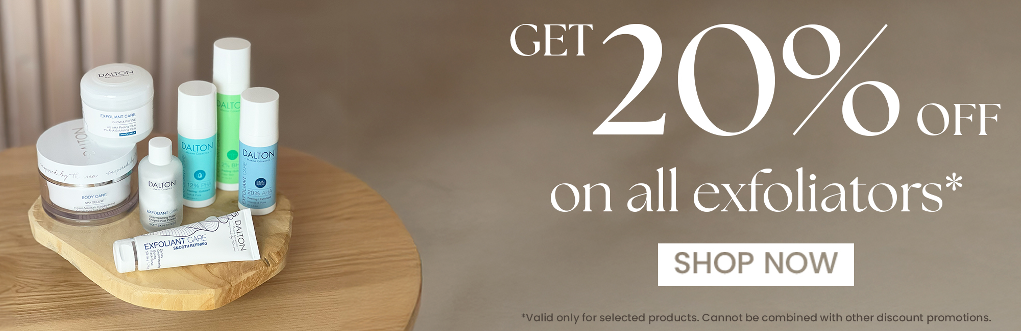 20% Off Exfoliants Get 20% off on all exfoliators
