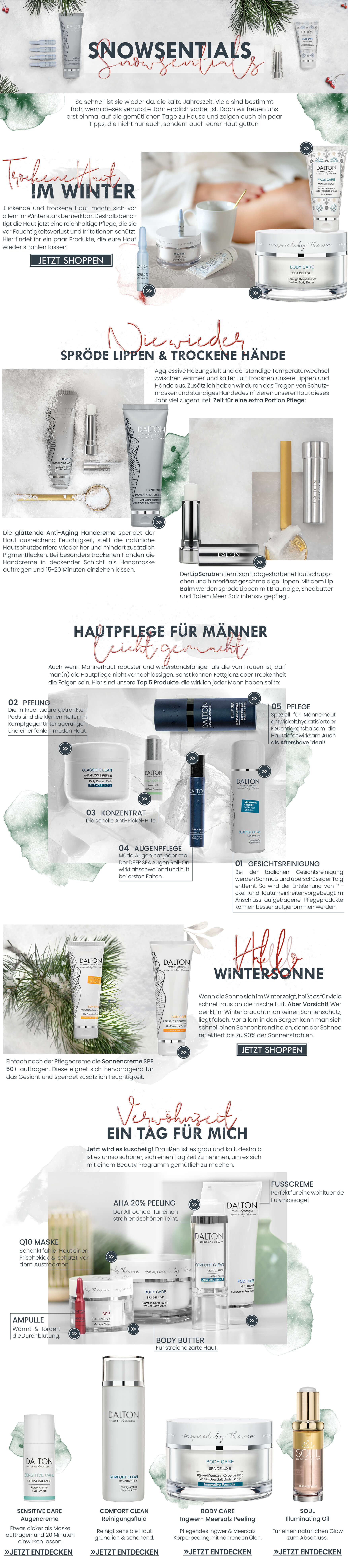 Snowsentials Tipps für trockene Haut im Winter