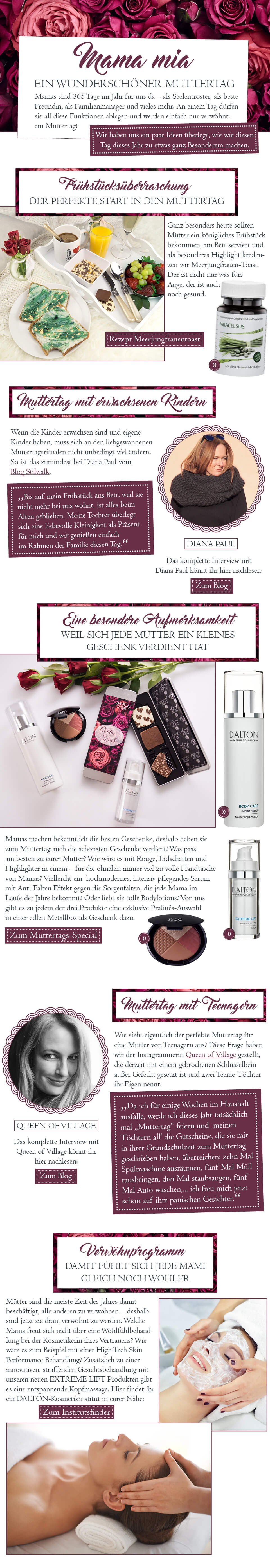 Themenwelt Mama Mia Hilfreiche Beauty Tipps für den Muttertag