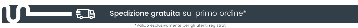 Spedizione gratuita sul primo ordine Spedizione gratuita sul primo ordine