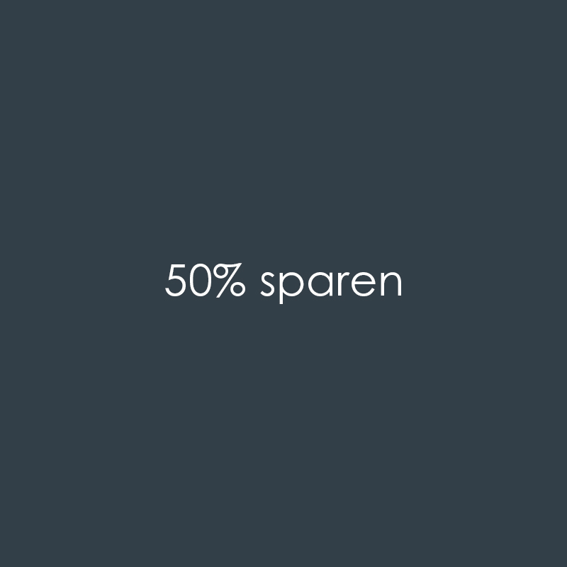 50% sparen